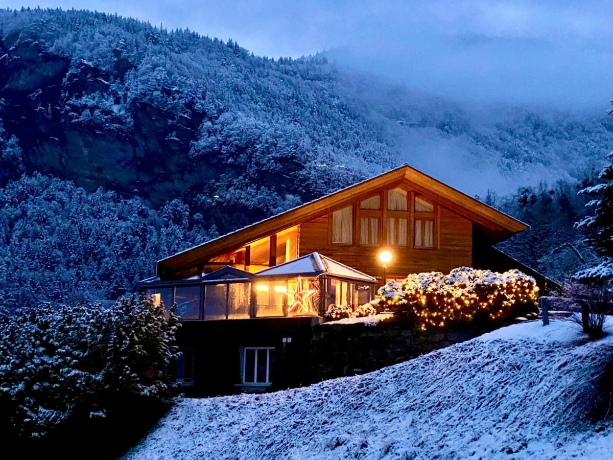 Appartement Aareschlucht- Grandiose Aussicht Fuer 2-6 Pers. Meiringen Eksteriør bilde