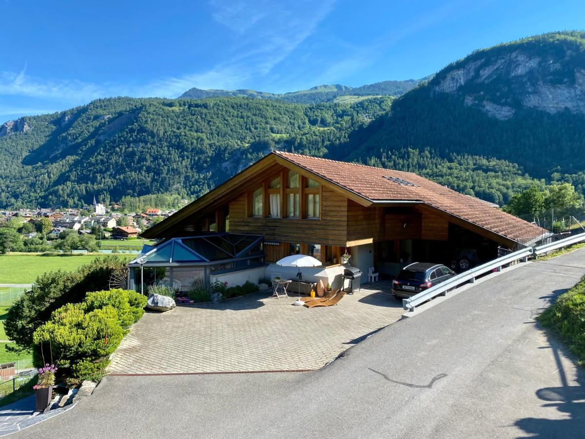 Appartement Aareschlucht- Grandiose Aussicht Fuer 2-6 Pers. Meiringen Eksteriør bilde