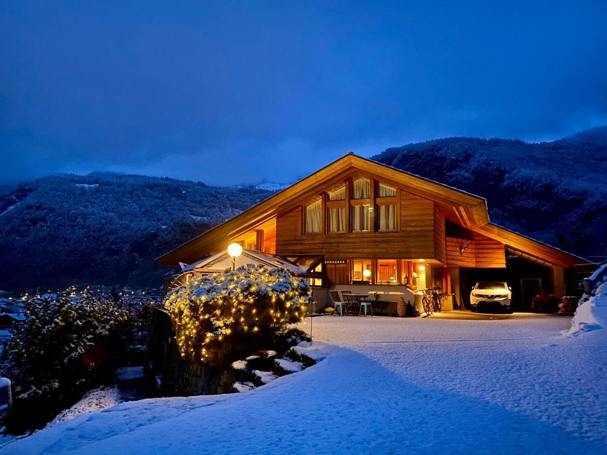 Appartement Aareschlucht- Grandiose Aussicht Fuer 2-6 Pers. Meiringen Eksteriør bilde