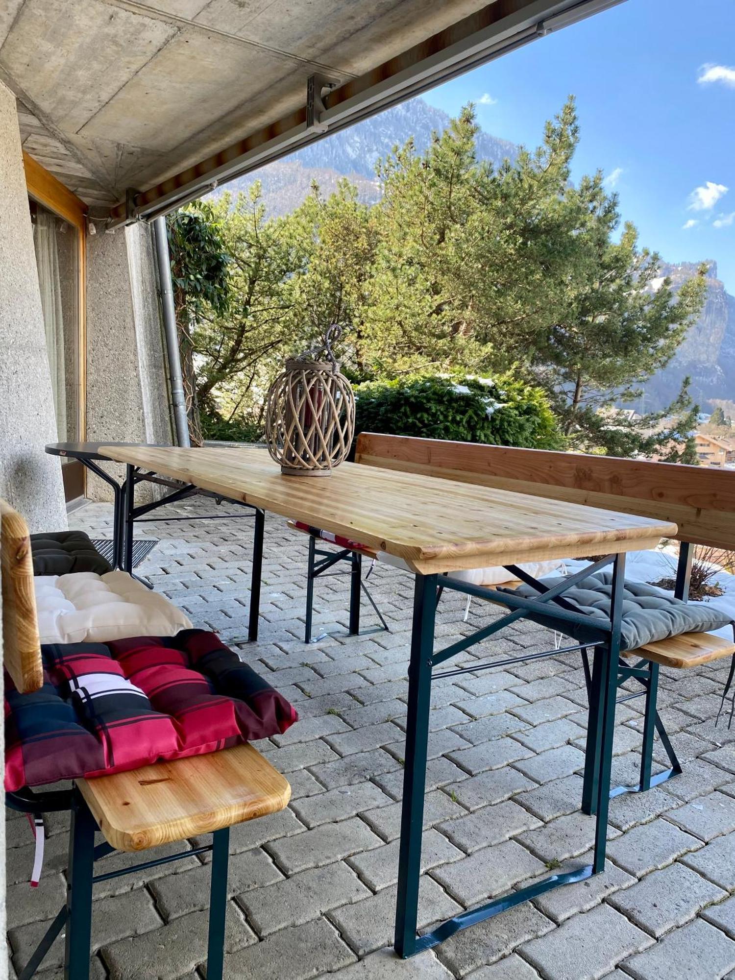 Appartement Aareschlucht- Grandiose Aussicht Fuer 2-6 Pers. Meiringen Eksteriør bilde